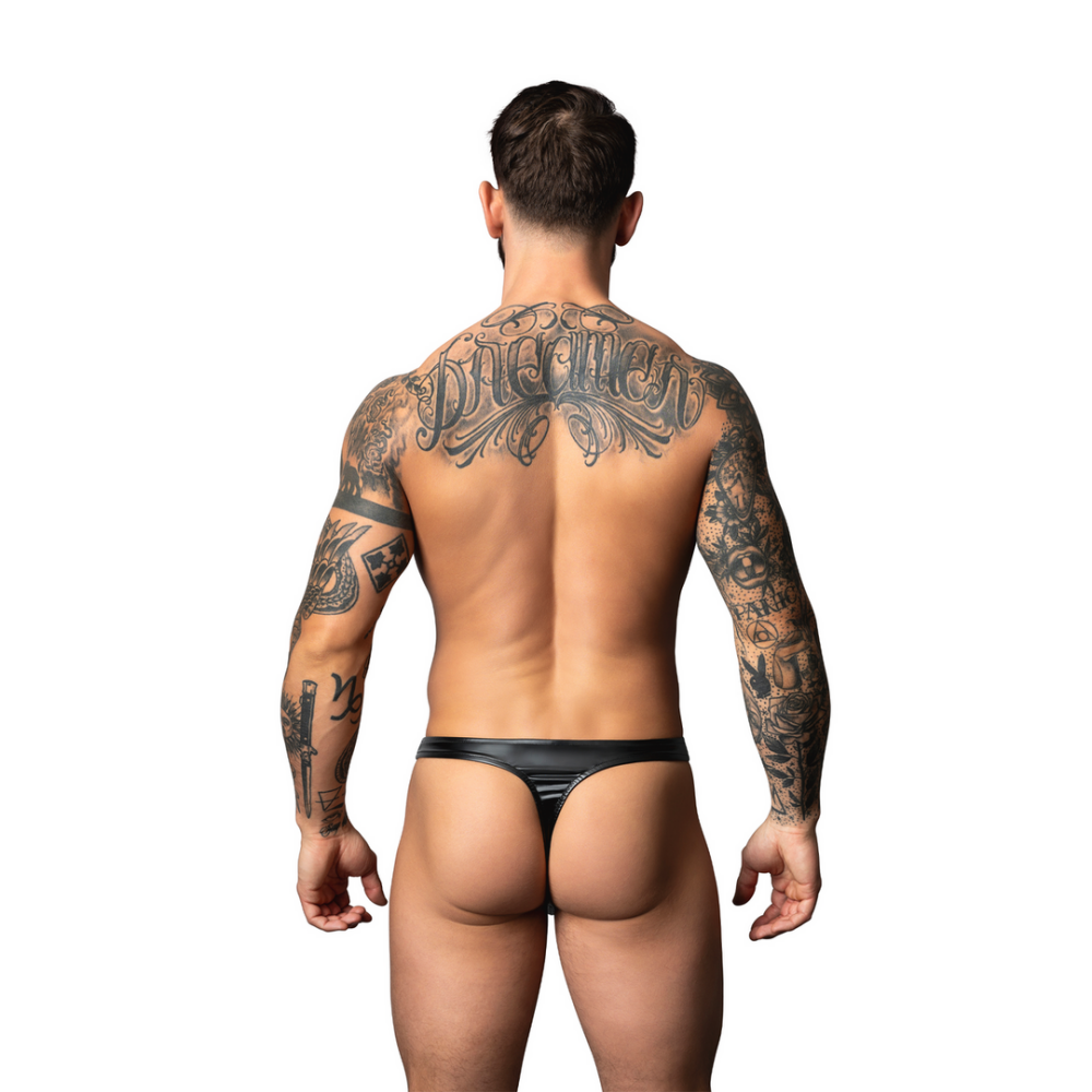Wetlook Bong Thong - L/XL - Zwart