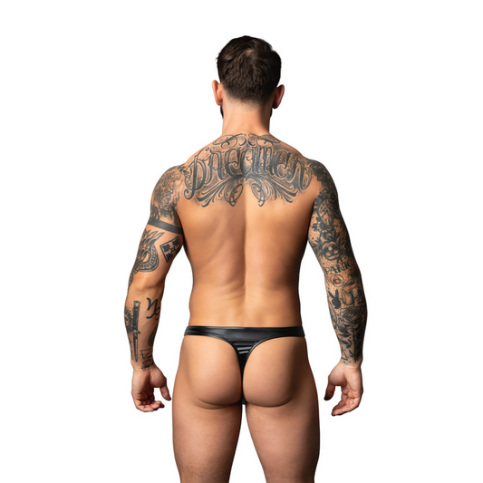 Wetlook Bong Thong - L/XL - Zwart