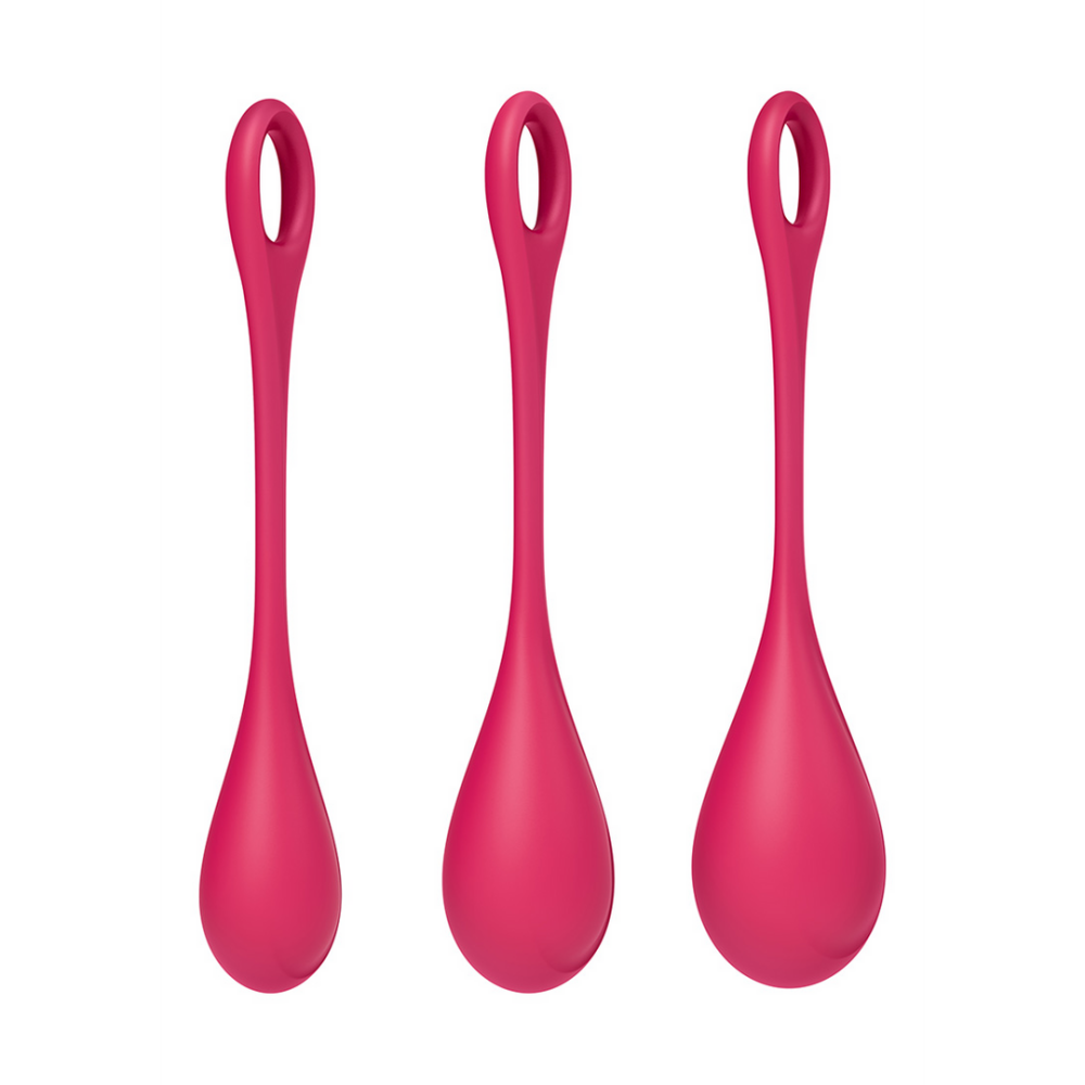 Yoni Power 1 - Kegel Ball Set - Rood