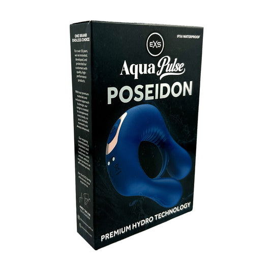 EXS AquaPulse - Poseidon - Vibrerende Prestatie Ring - Blauw