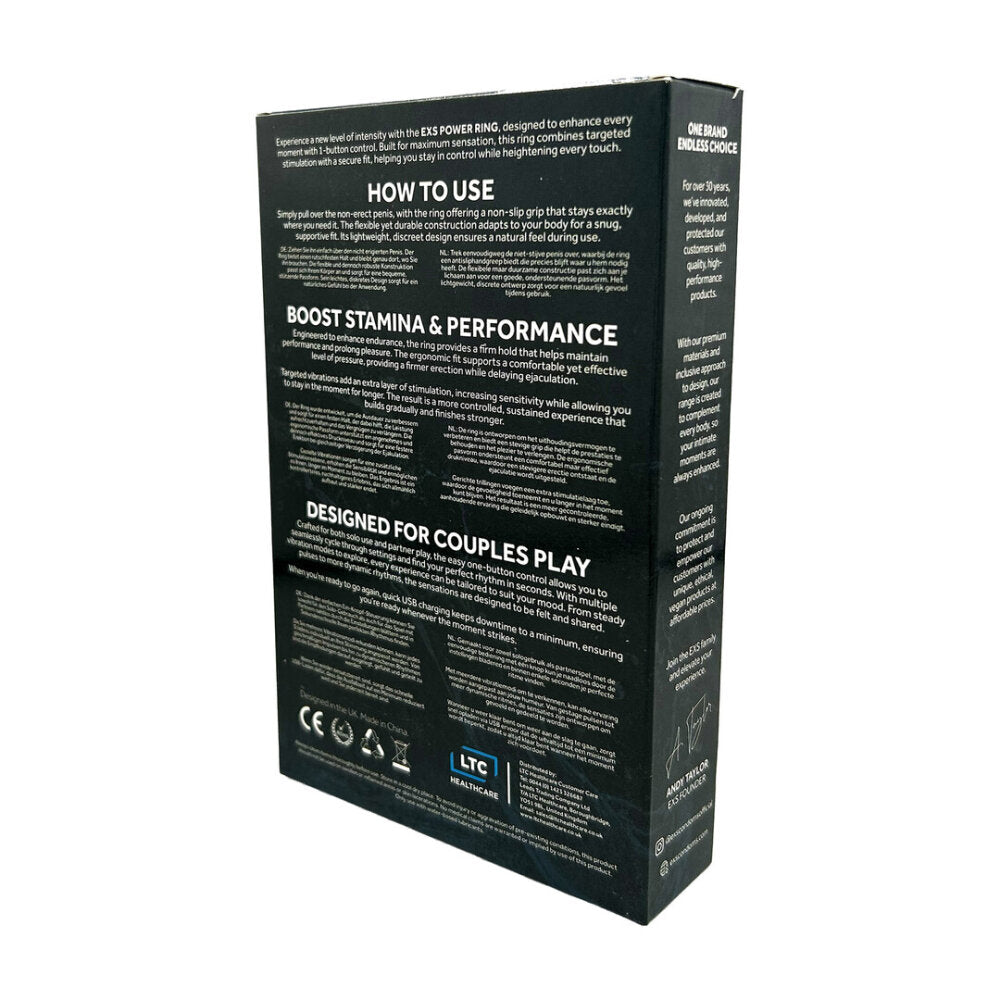 EXS AquaPulse - Poseidon - Vibrerende Prestatie Ring - Blauw