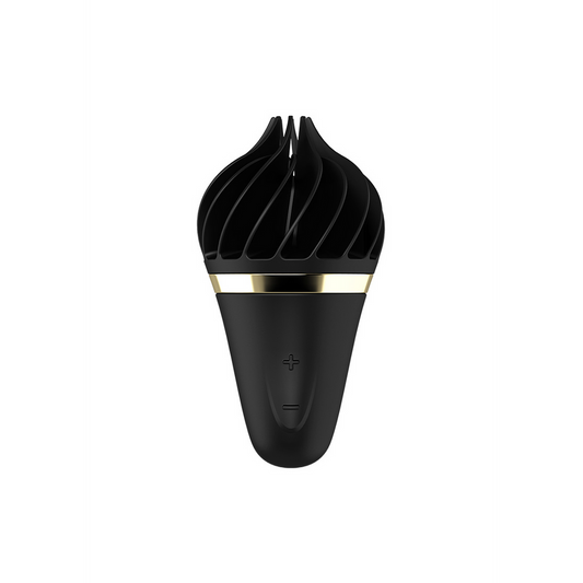 Sweet Treat - Stimulerende Tongue Spinnator - Zwart/Goud