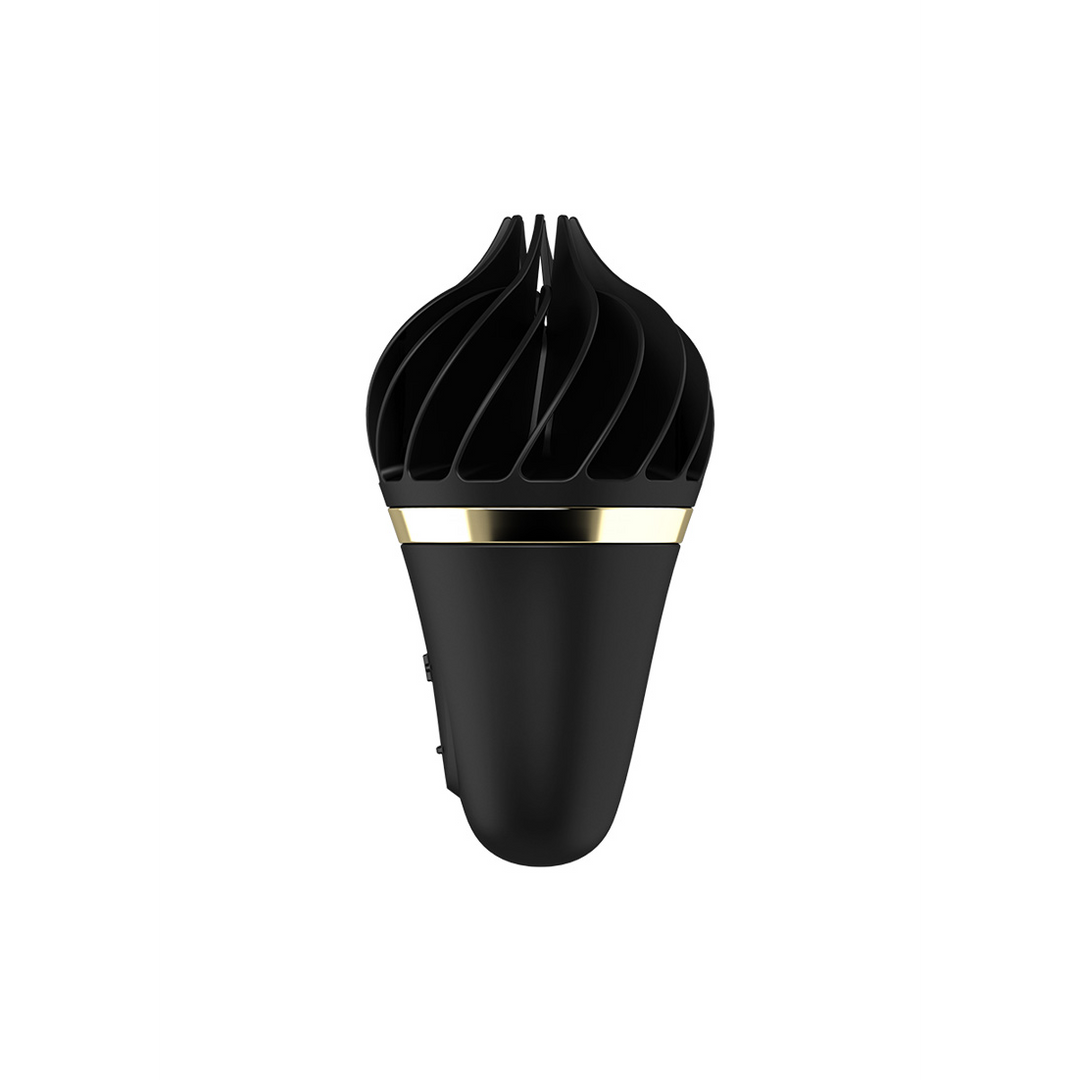 Sweet Treat - Stimulerende Tongue Spinnator - Zwart/Goud