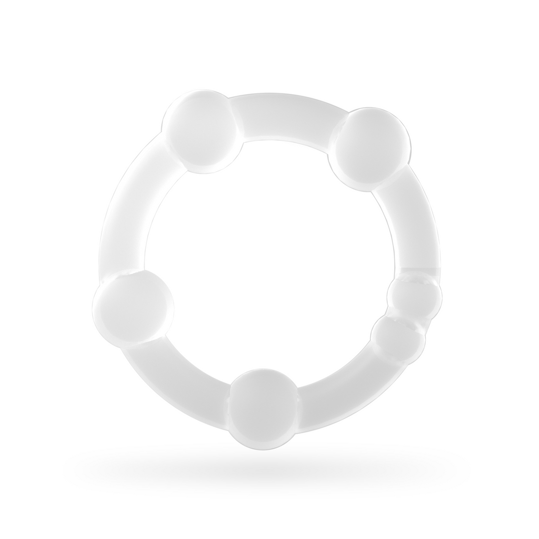 Triple Bead - Cockring Set - Doorzichtig