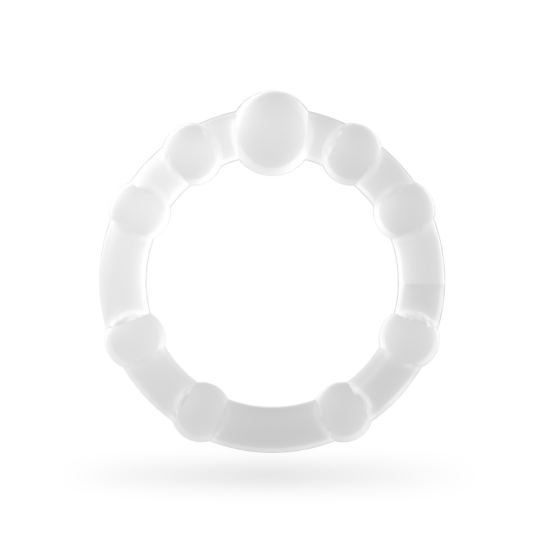 Triple Bead - Cockring Set - Doorzichtig