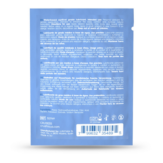 Waterbased Glijmiddel - 0,14 fl oz / 4 ml