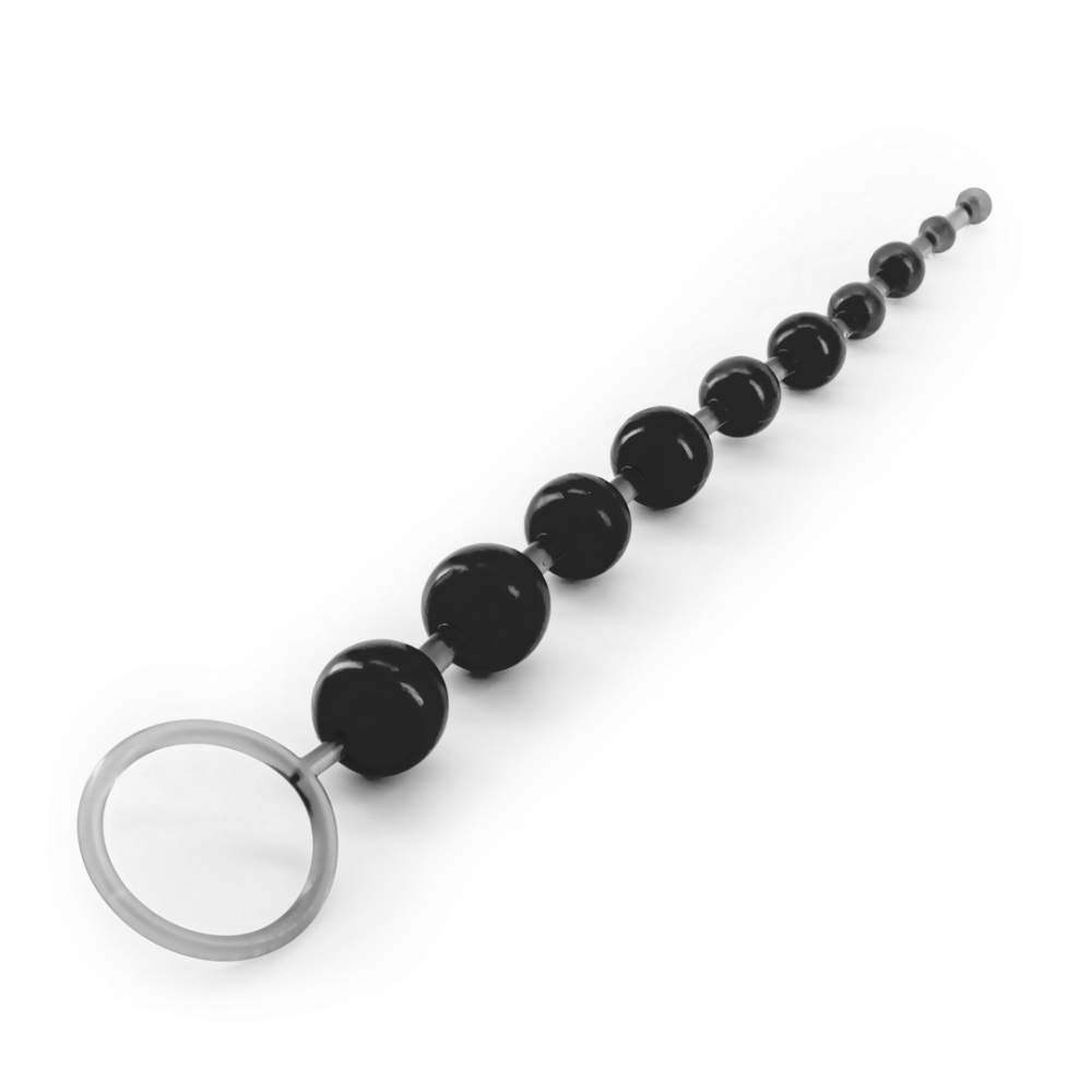 Basis Anale Kralen - 10 Kralen Ketting - Zwart
