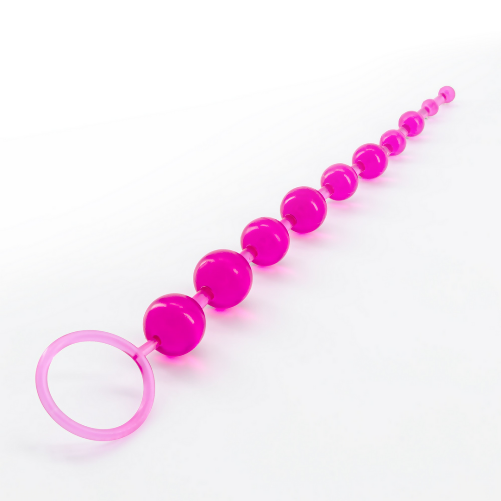 Basis Anale Kralen - 10 Kralen Ketting - Roze