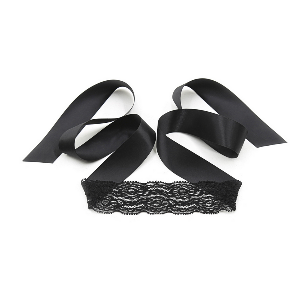 Lace Me Up - Bondage Lacy Set - Zwart