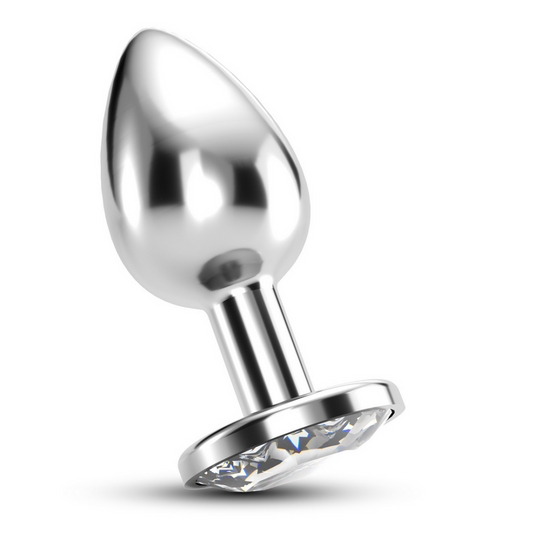 Bijou - Anale Jewel Plug - Groot - Doorzichtig