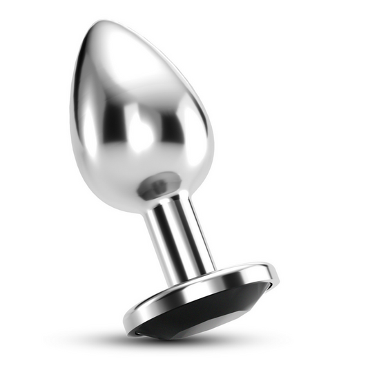 Bijou - Anale Sieraad Plug - Groot - Zwart