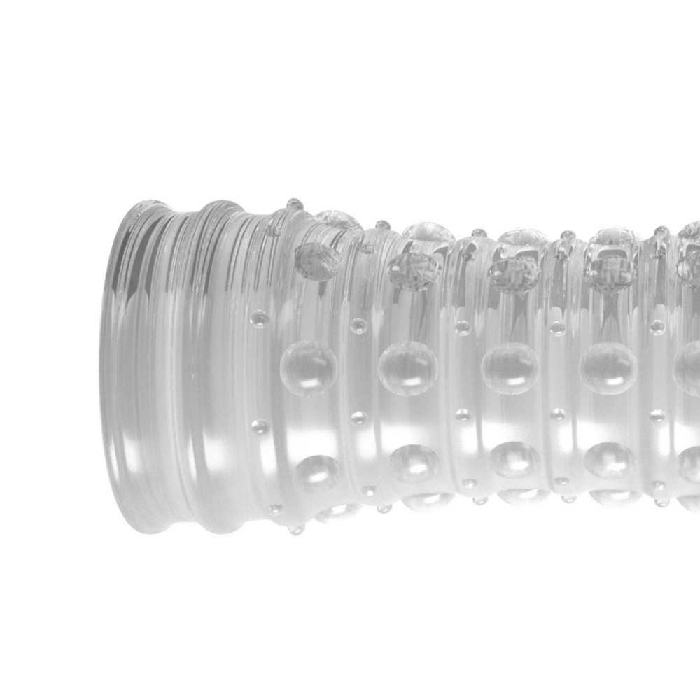 Gestippelde Penis Sleeve - Transparant