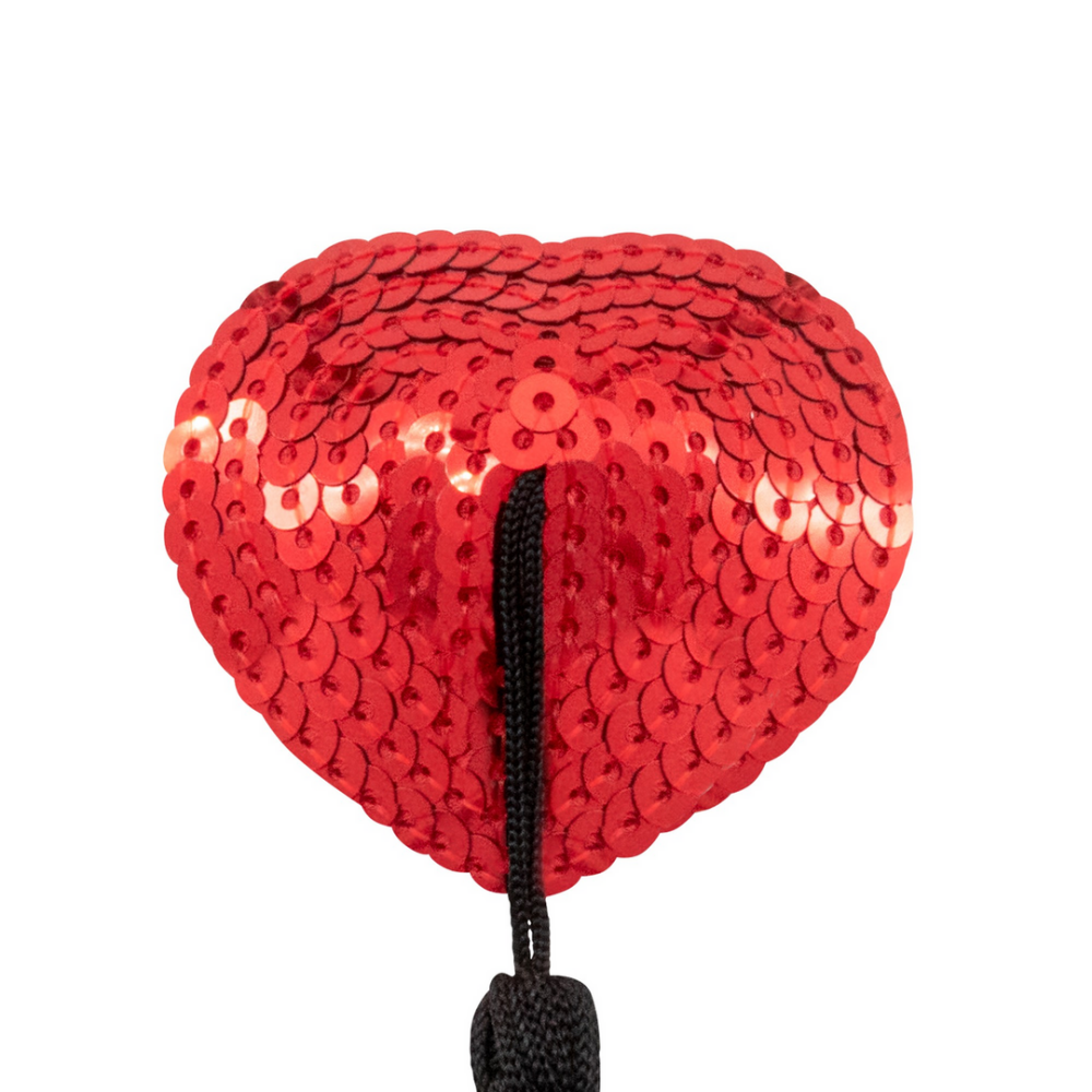 Bettie Boobs - Tepelhangertjes - Rood/Zwart