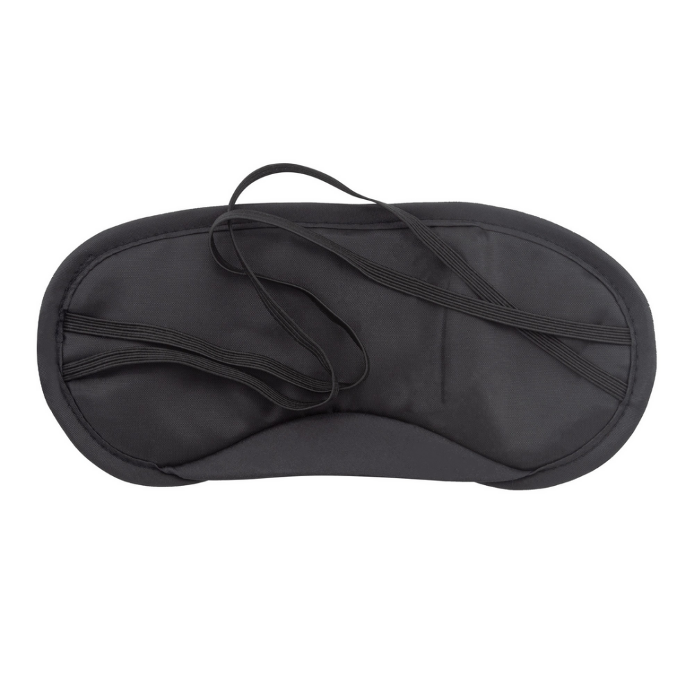 Satin Oogmaskers - Twin Pack - Zwart/Rood