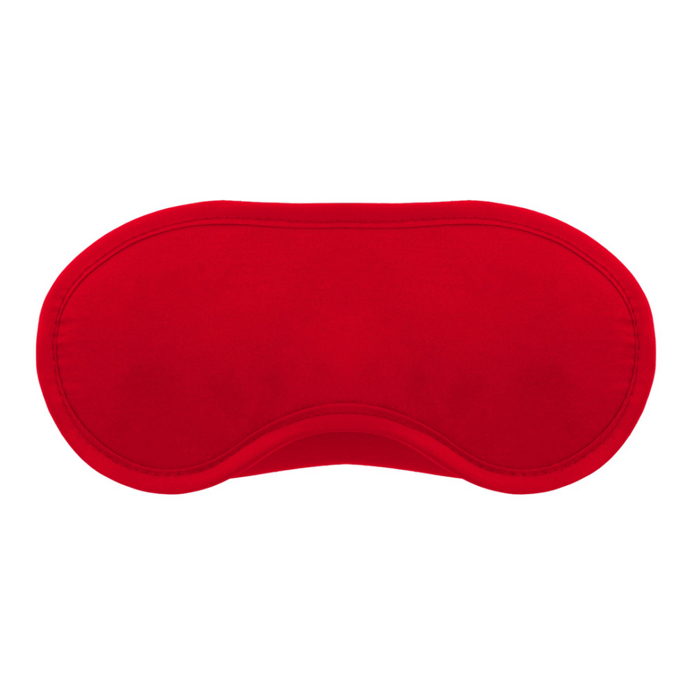 Satin Oogmaskers - Twin Pack - Zwart/Rood