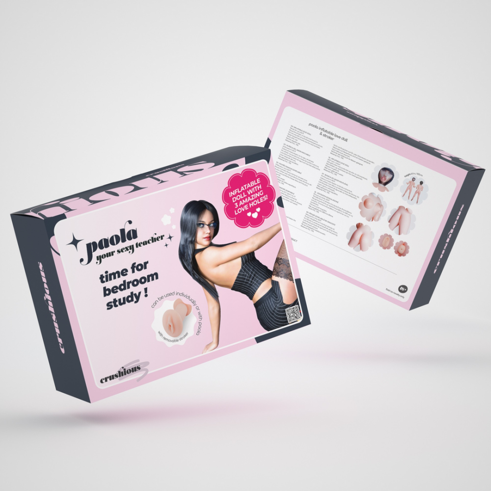 Paola The Teacher - Opblaasbare Pop met Stroker