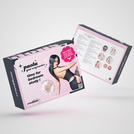 Paola The Teacher - Opblaasbare Pop met Stroker