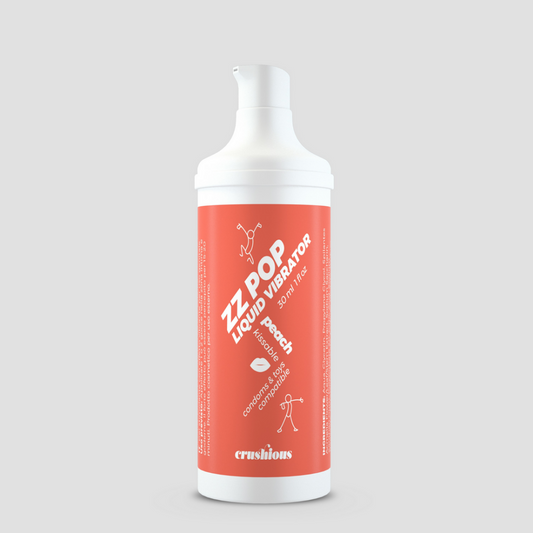 ZZ Pop - Kussbare Vloeibare Vibrator - Perzik - 1 fl oz / 30 ml