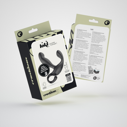 Loki - Oplaadbare Prostaatmassager met Afstandsbediening - Zwart