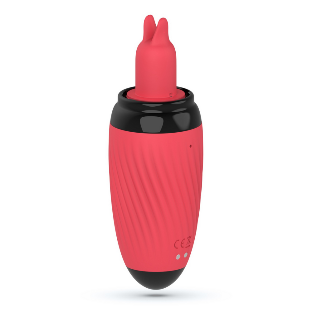 Scarlet - Vibrerende en Zuigende Vulva Pomp - Rood