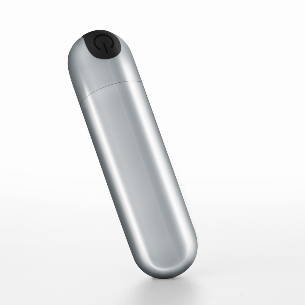 iMoan - Oplaadbare Vibrerende Bullet - Zilver