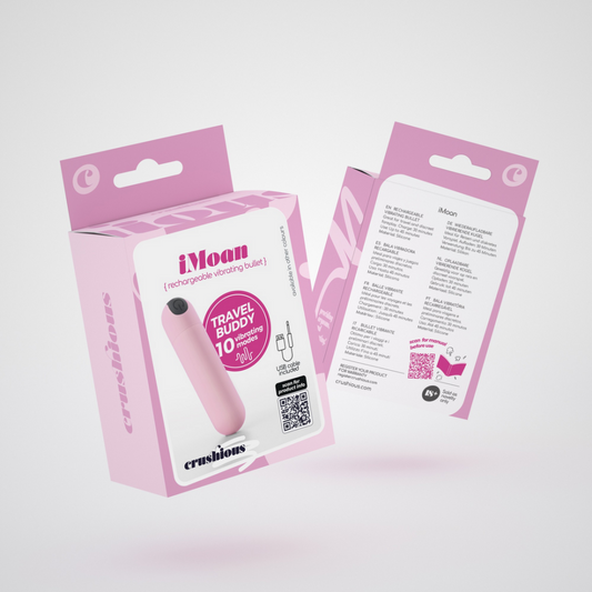 iMoan - Oplaadbare Vibrerende Bullet - Baby Roze