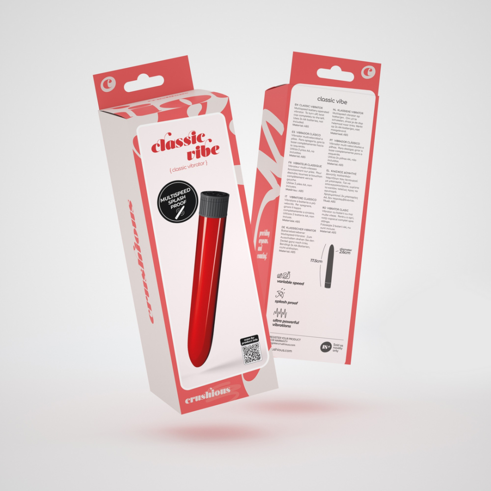 Classic Vibe - Classic Vibrator - Rood