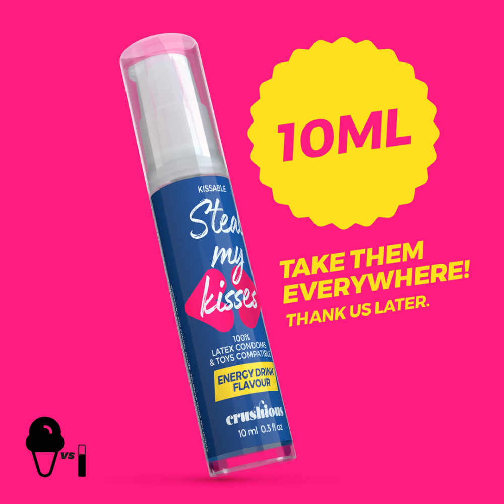 Steal My Kisses - Glijmiddel - Energiedrank Smaak - 0,3 fl oz / 10 ml