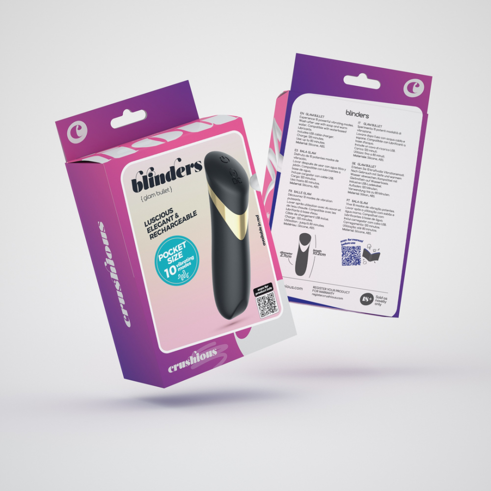 Blinders - Oplaadbare Vibrerende Bullet - Zwart