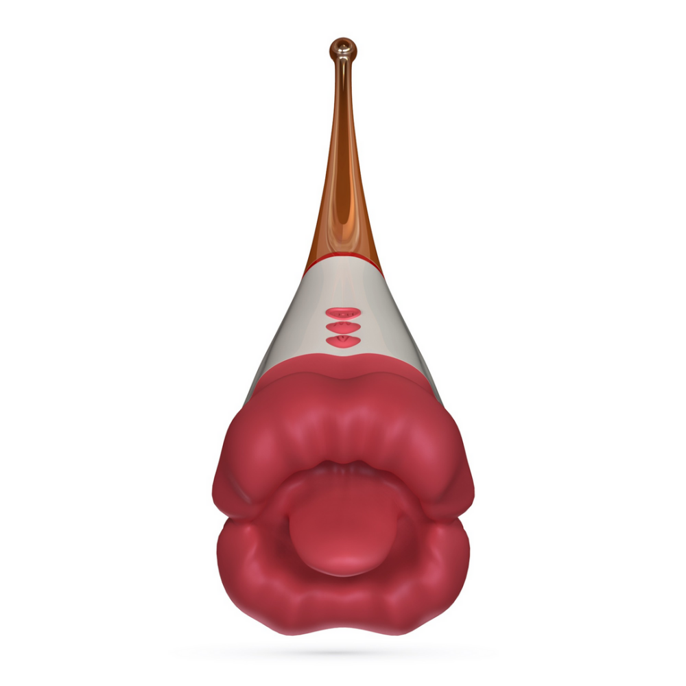 Jagger - Lickende Dubbele Stimulator - Rood