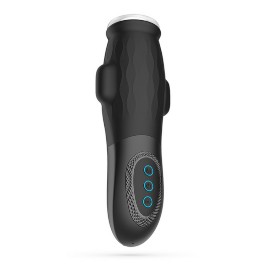 Gargantua - Suction Masturbator with Removable Sleeve and Lubricant - 0.3 fl oz / 10 ml