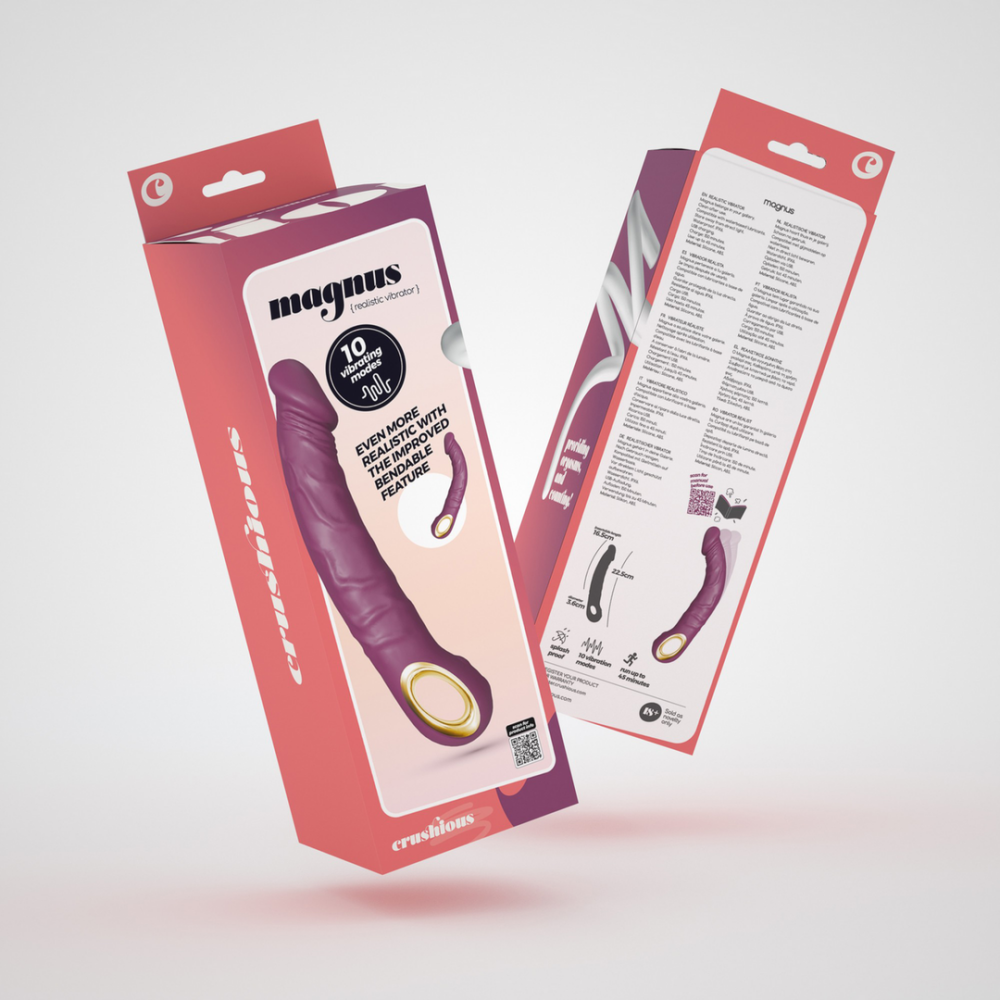Magnus Bend - Realistische Flexibele Vibrator - Paars