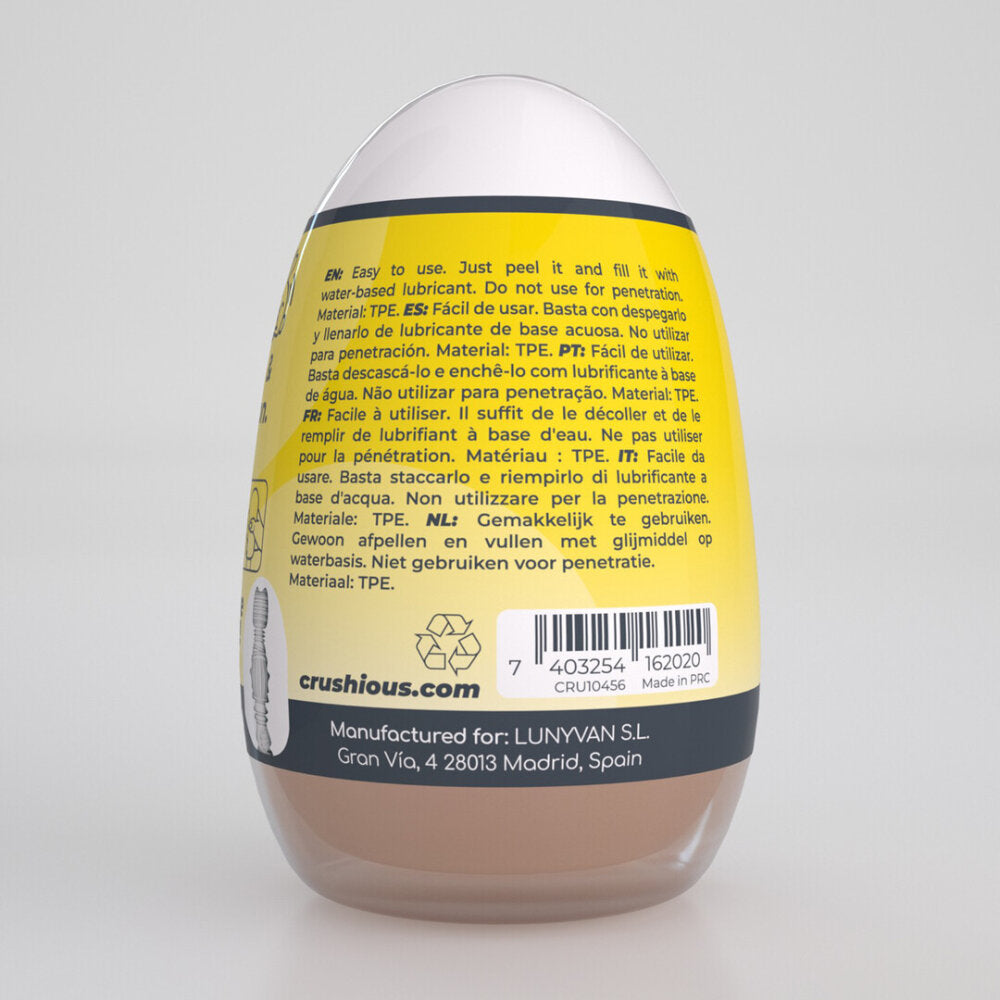 Ezy Egg - Masturbator Ei - Anaal - Geel