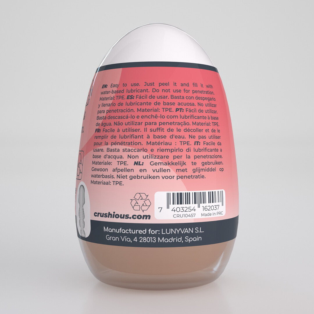 Ezy Egg - Masturbator Ei - Mond - Rood
