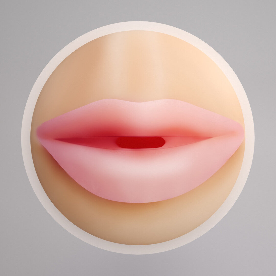 Fappucino Sweet Kiss - Mondmasturbeerkop - Roze