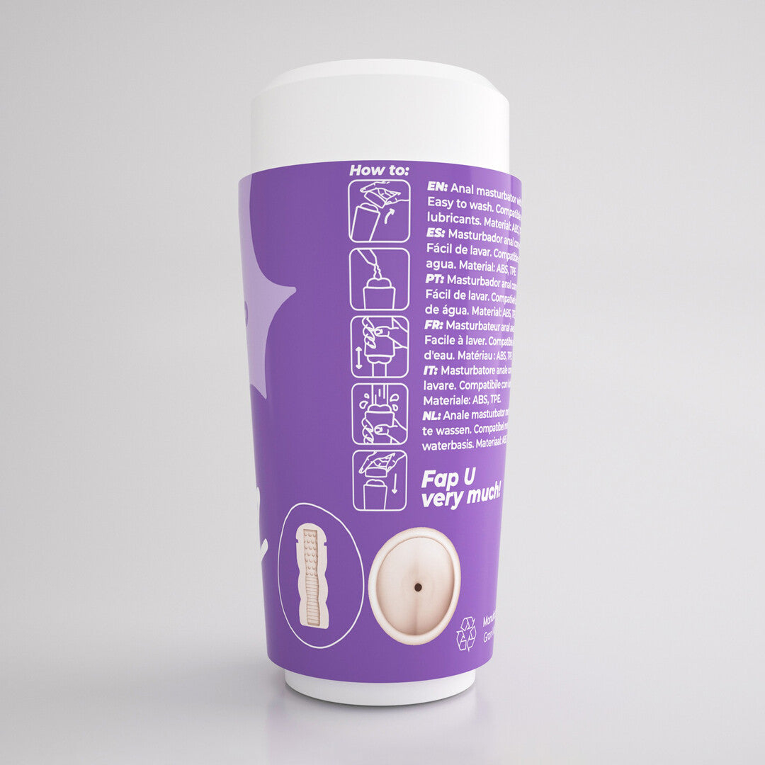 Fappucino Hot Buns - Anale Masturbator Cup - Paars