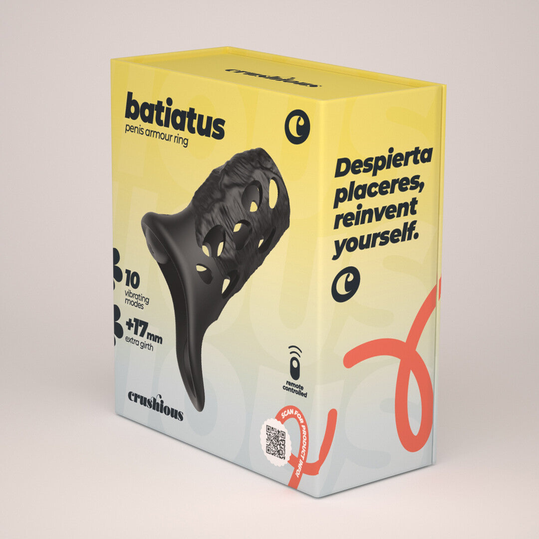Batiatus - Vibrating Penis Armour Ring - Black