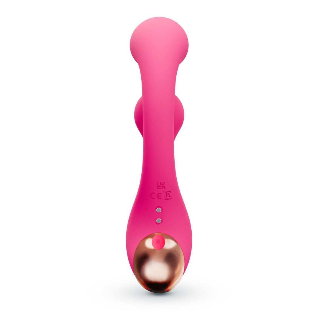 Pleaser - Vibrator with Rotating Stimulation - Pink