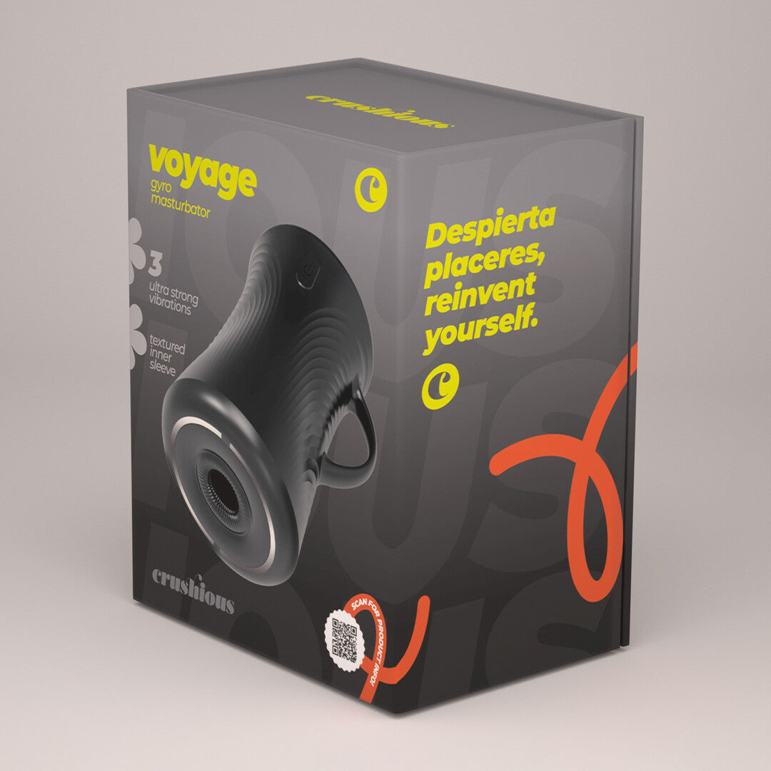 Voyage - Ultra Powerful Masturbator - Black