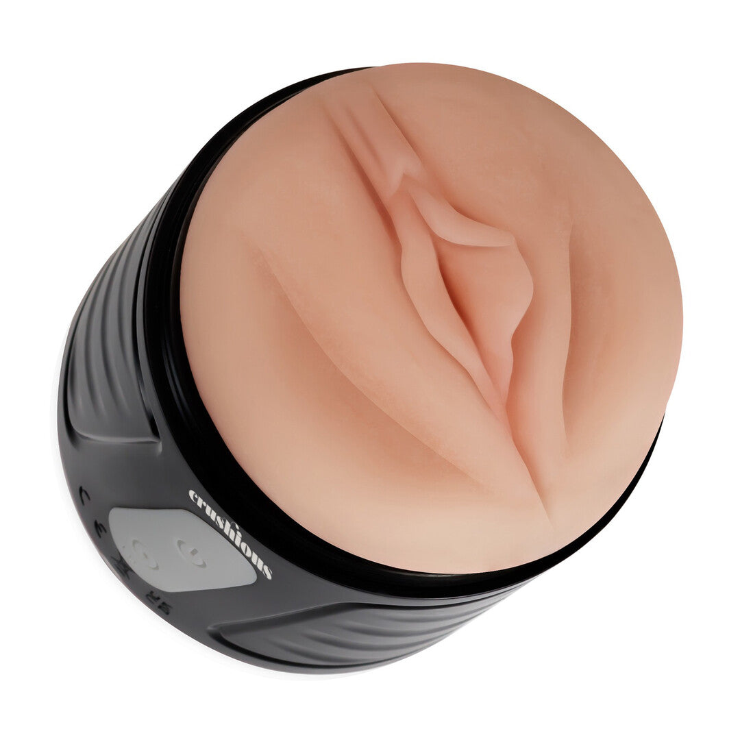 Dunk - Double Entry Masturbator with Vibration - Black