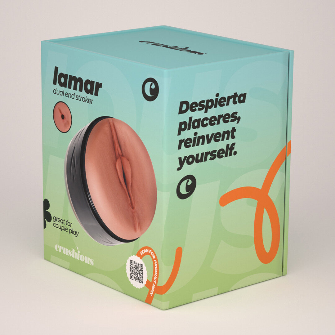 Lamar - Double Entry Masturbator - Black
