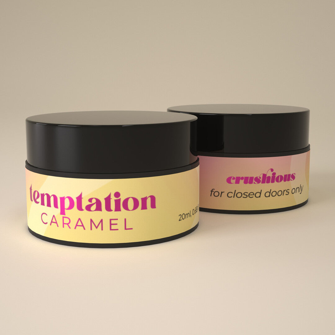 Temptation - Massage Candle with Pheromones and Toffee Caramel Aroma - 0.68 fl oz / 20 ml