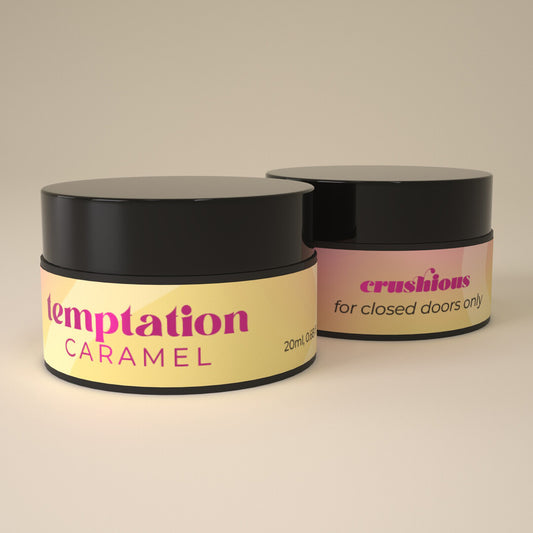 Temptation - Massage Candle with Pheromones and Toffee Caramel Aroma - 0.68 fl oz / 20 ml