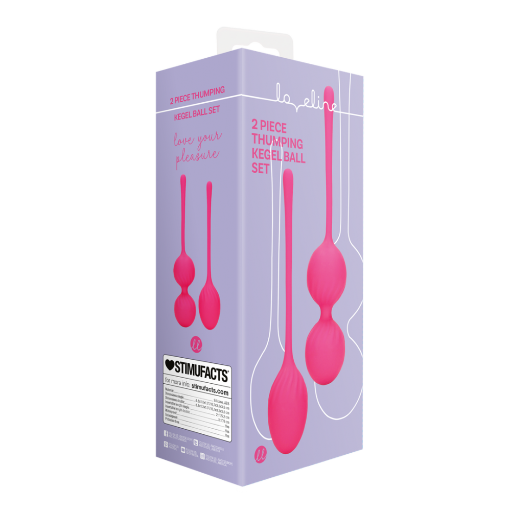 2 Piece Thumping Kegel Ball Set - Wilde Aardbei