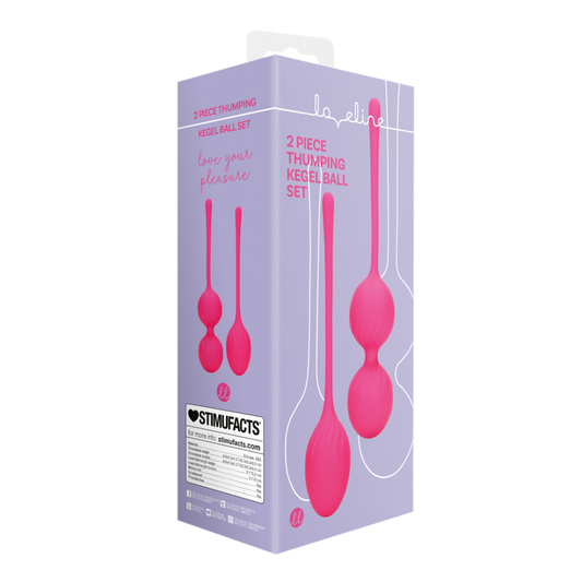 2 Piece Thumping Kegel Ball Set - Wilde Aardbei