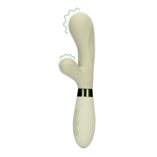 Siliconen Rabbit Vibrator - Misty Green