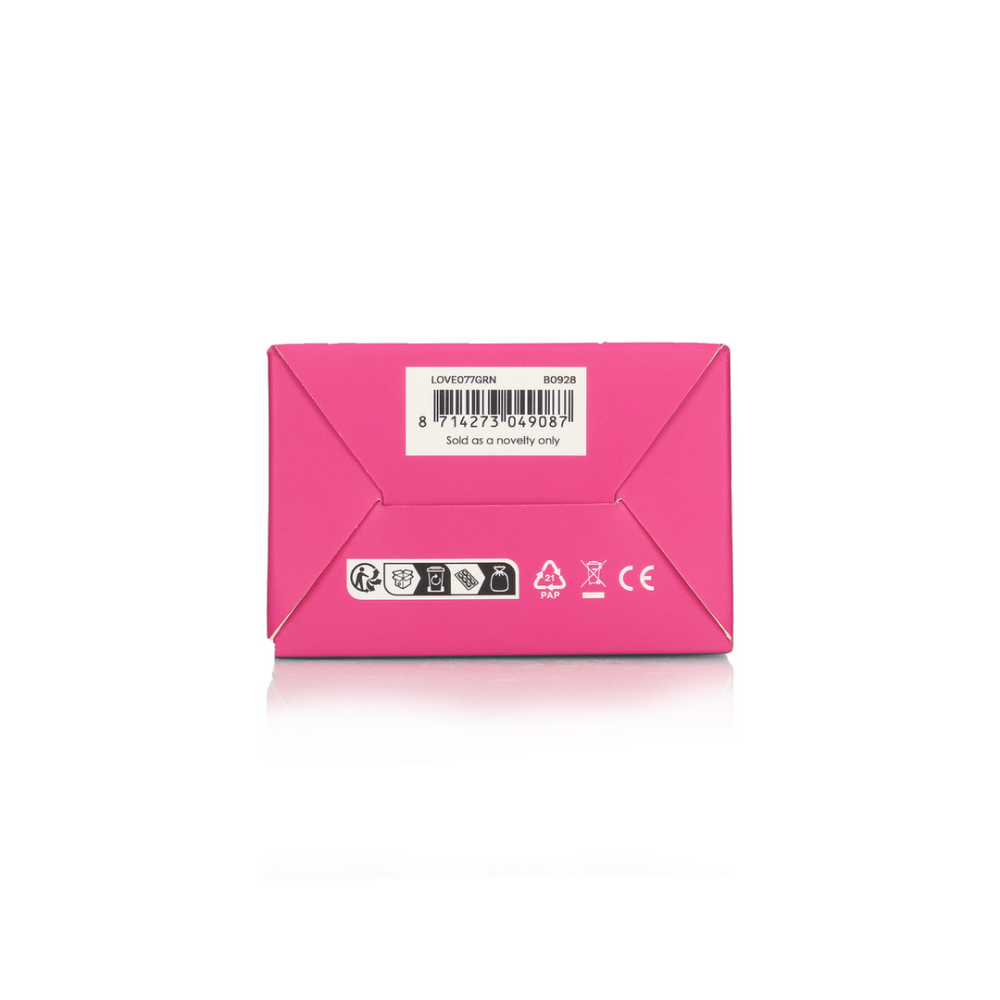 G-Spot Vibrator met Parels - Blauw Groen