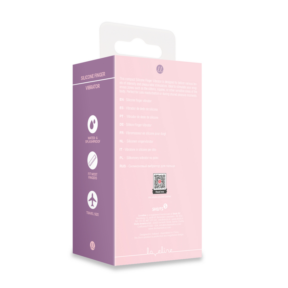 Silicone Vinger Vibrator - Touch of Pink