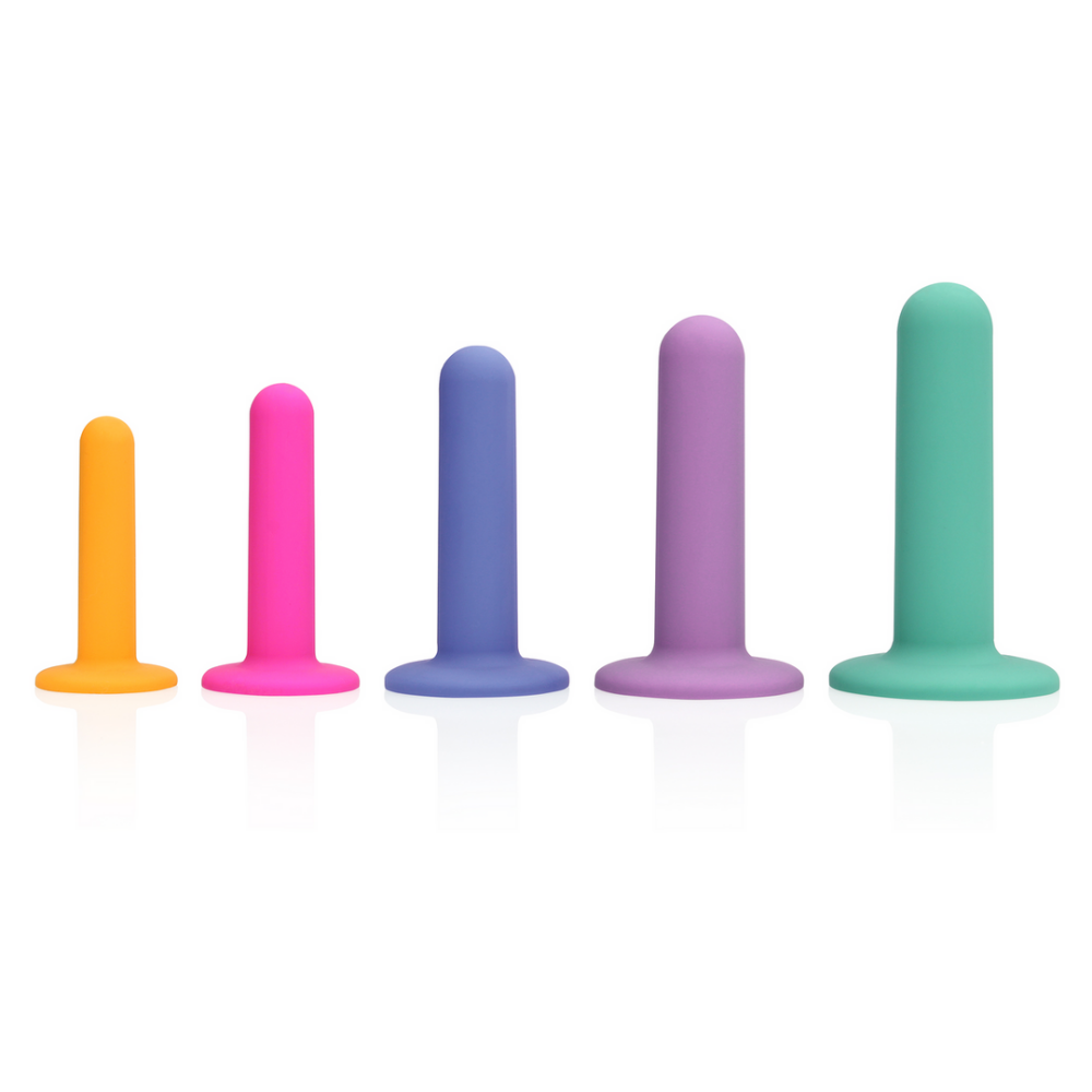 Siliconen Vagina Dilator Set - Multicolor