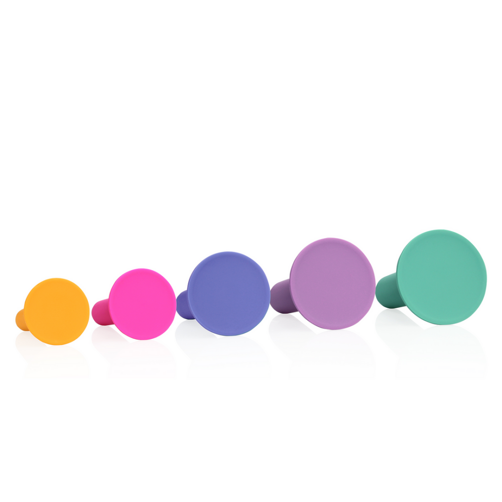 Siliconen Vagina Dilator Set - Multicolor